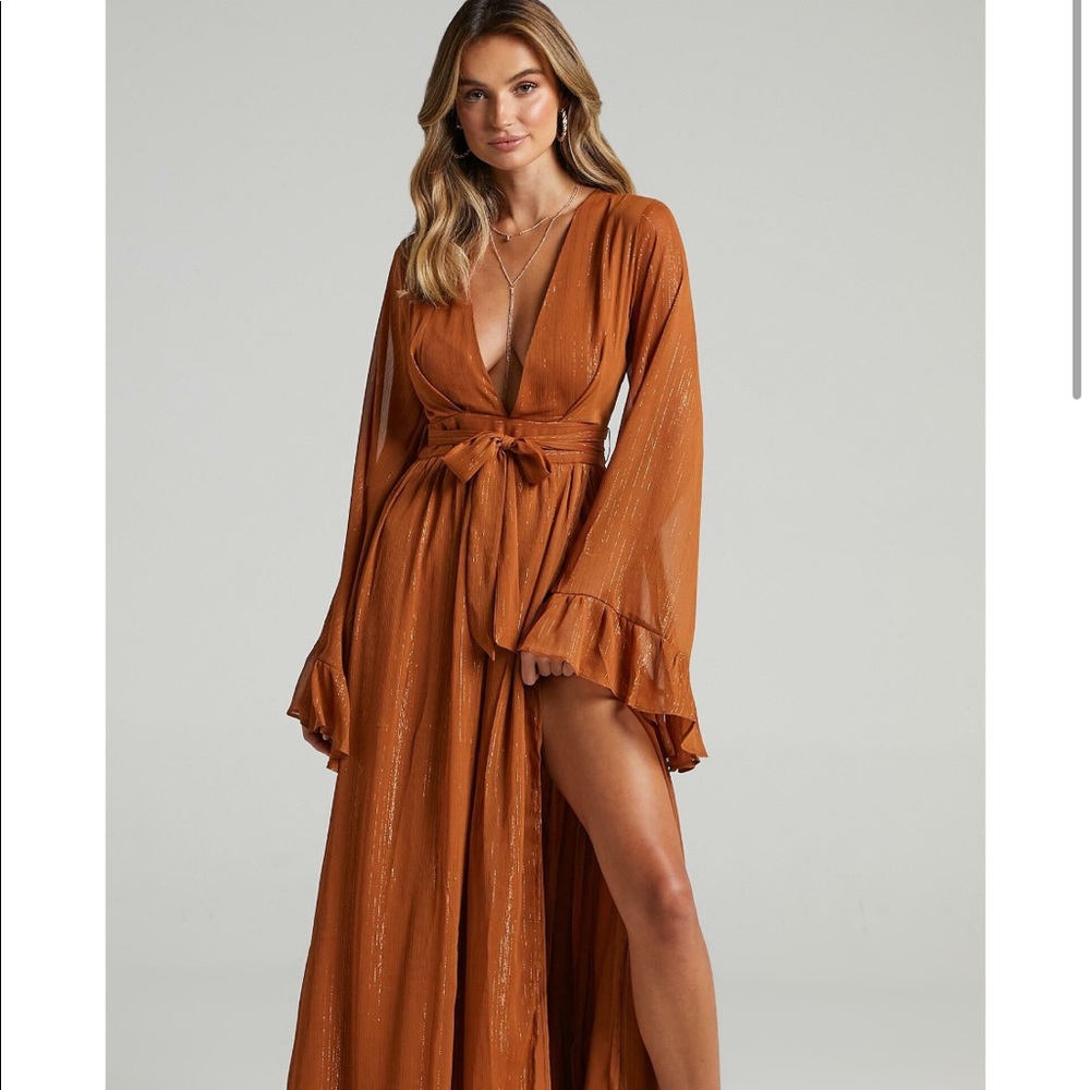 Showpo. Rust maxi dress! Gorgeous!